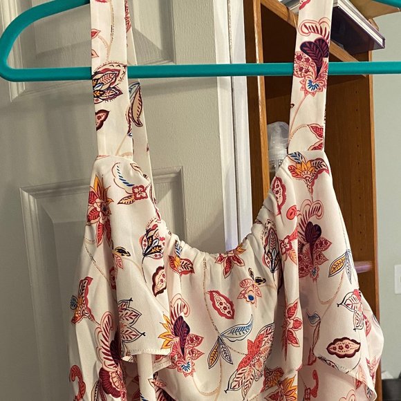 FLORAL TIERED TANK - Picture 1 of 4
